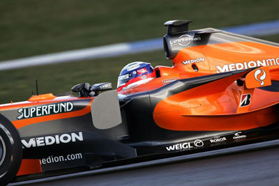 2007 Spyker F1 Livery Close-up