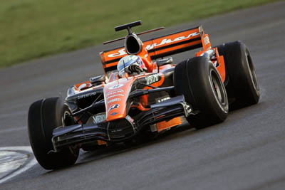 2007 Spyker F1 new livery