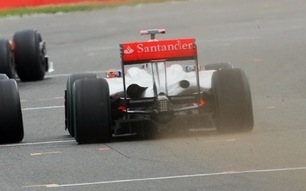 McLaren Exhaust. No symmetry. British Grand Prix.
